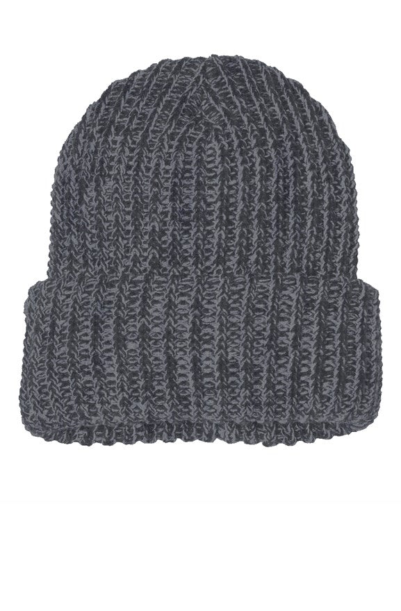 PX Grey Chunky Knit Beanie