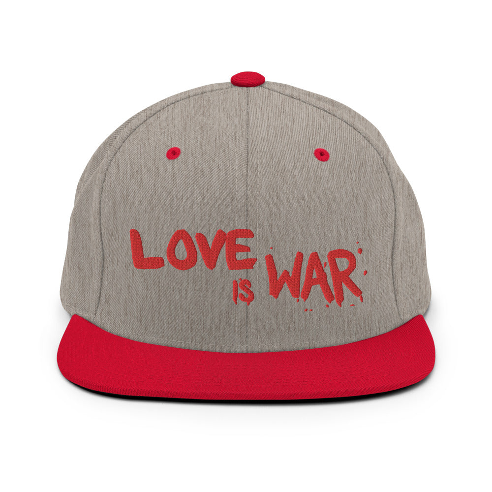 Love is War Snapback Hat