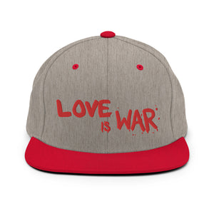 Love is War Snapback Hat