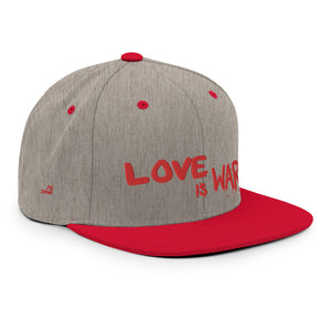 Love is War Snapback Hat