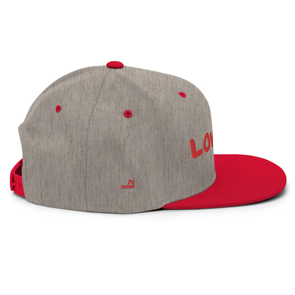 Love is War Snapback Hat